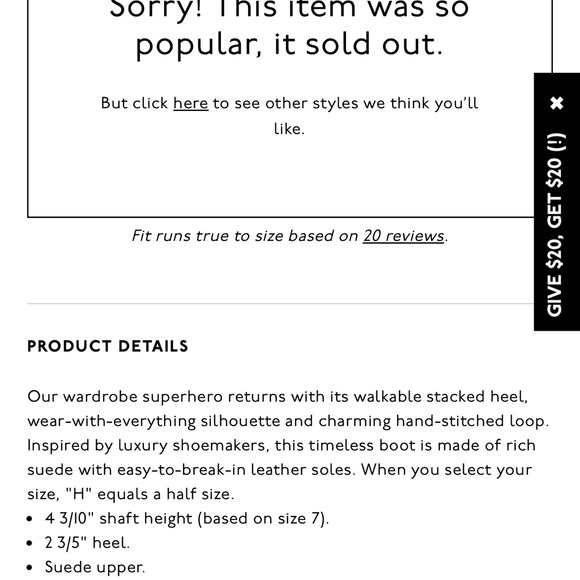 Madewell The Billie boot in suede - Picture 8 of 12